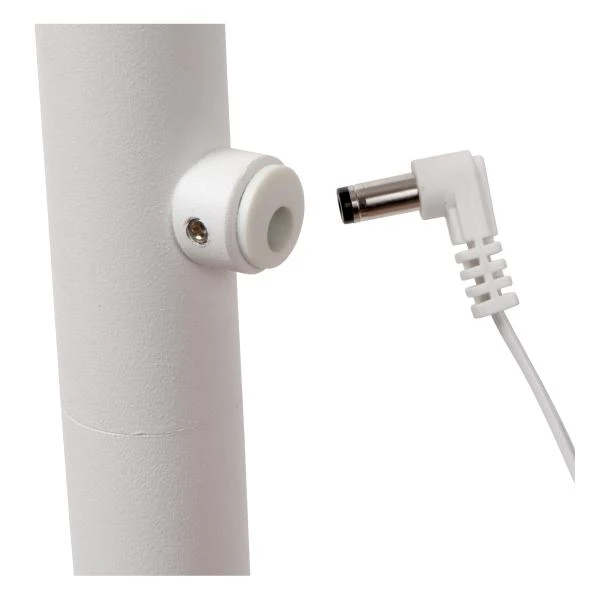 Lucide GILLY - Lámpara de lectura Recargable - Batería/acumulador - LED Regul. - 1x6W 2700K - Blanco - detalle 3
